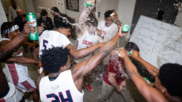 Columbus Harvard Westlake boys basketball Les Schwab Invitational December 30 2023 Naji Saker 2 -Southridge Harvard Westlake boys basketball Les Schwab Invitational postgame December 2023 Naji Saker-445